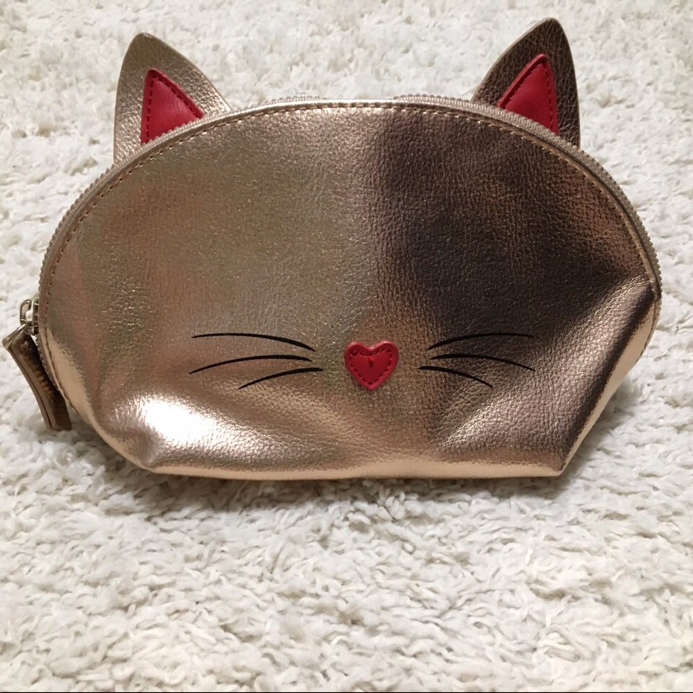 Cat clutch bag / makeup bag